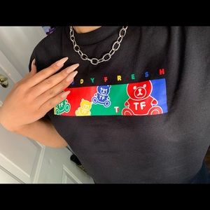 Teddy Fresh graphic tee in black